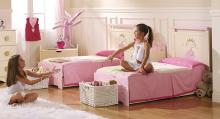 Кровать Micuna Big Petite Princesse (слон кость+розовый)