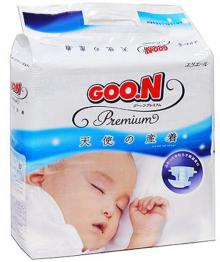 Подгузники Goon Premium Гун 4-8 кг. 62 шт. (S)