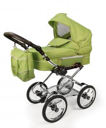 Детская коляска для новорожденных Amigos Perfect Classic Chrome
