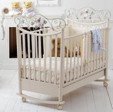 Кроватка Baby Expert Perla (беленая)