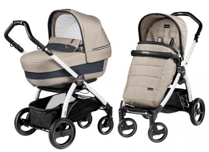 Коляска 2 в 1 Peg Perego Book S Elite Modular (шасси White/Black)