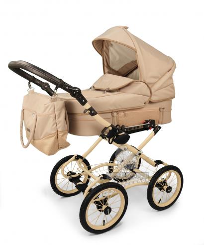 Детская коляска для новорожденных Amigos Perfect Classic Cream