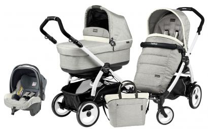 Коляска 3 в 1 Peg Perego Book 51 Pop Up Set Modular (шасси White/Black)