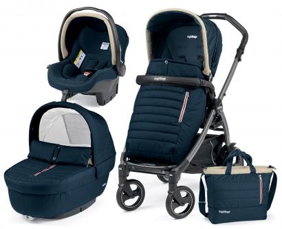 Коляска 3 в 1 Peg Perego Book 51 Breeze Set Modular (шасси White/Black)