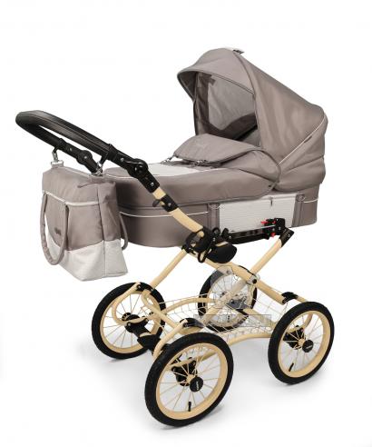 Детская коляска для новорожденных Amigos Perfect Classic Cream