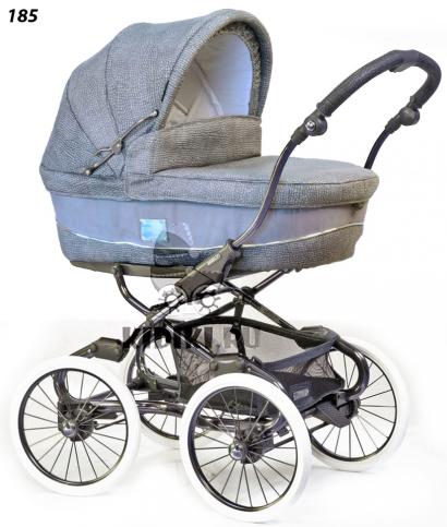 Детская коляска для новорожденных Bebecar Stylo Class Leather (Кожа)