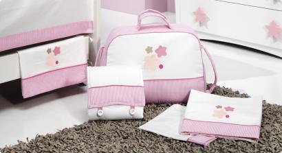 Комплект постельного белья Trama Star Pink серия Look