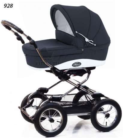Детская коляска для новорожденных Bebecar Style At Chrome