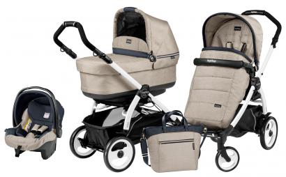 Коляска 3 в 1 Peg Perego Book 51 Pop Up Set Modular (шасси White/Black)