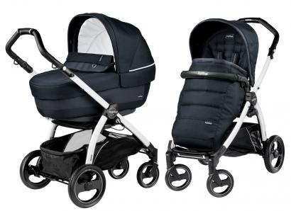 Коляска 2 в 1 Peg Perego Book S Elite Modular (шасси White/Black)