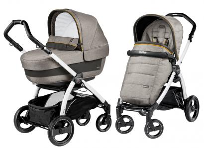 Коляска 2 в 1 Peg Perego Book S Elite Modular (шасси White/Black)