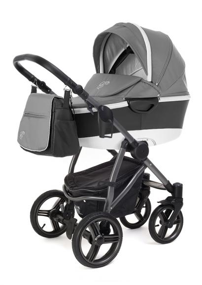 Коляска для новорожденных Esspero Newborn Lux Alu (шасси Graphite)