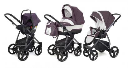 Коляска 3 в 1 Esspero Newborn Lux (шасси Graphite)