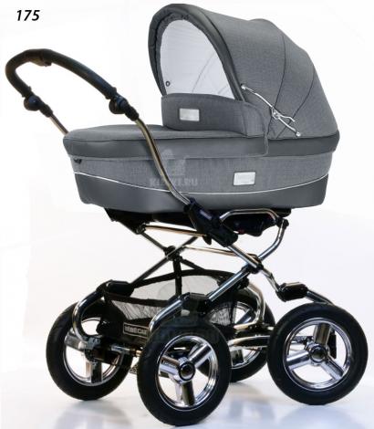 Детская коляска для новорожденных Bebecar Stylo AT Chrome
