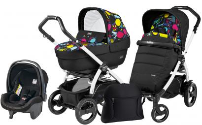 Коляска 3 в 1 Peg Perego Book 51 S Elite Set Modular (шасси White/Black)