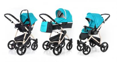 Коляска 3 в 1 Esspero Newborn Lux Alu (шасси Beige)