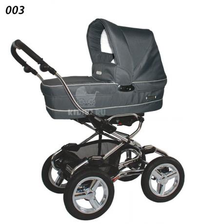 Детская коляска для новорожденных Bebecar Stylo AT Chrome Tendence