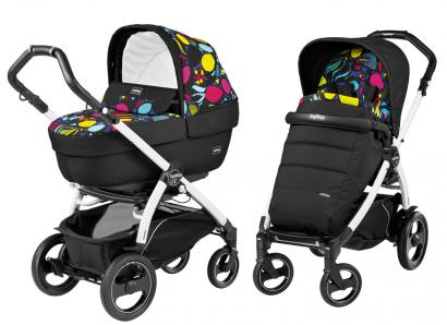 Коляска 2 в 1 Peg Perego Book 51 S Elite Modular (шасси White/Black)