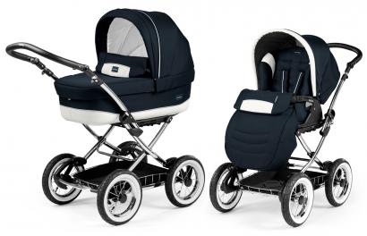 Коляска 2 в 1 Peg Perego Culla Elite Auto Chrome + Seggiolino Giro