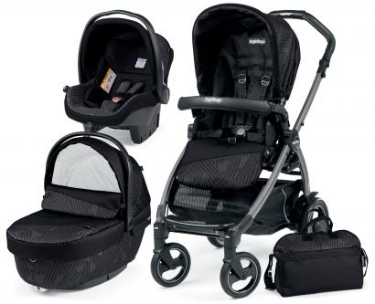 Коляска 3 в 1 Peg Perego Book S Geo Set Modular (шасси White/Black)