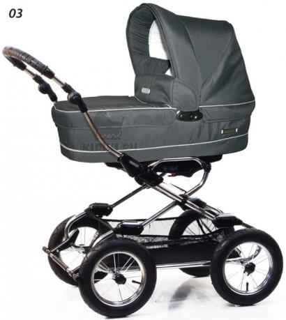 Детская коляска для новорожденных Bebecar Style At Chrome Tendence