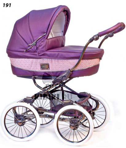 Детская коляска для новорожденных Bebecar Stylo Class Black Chrome