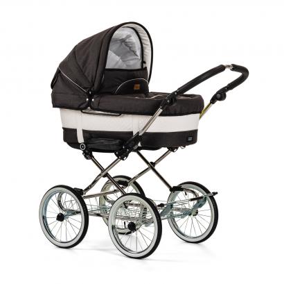 Детская коляска 2 в 1 Emmaljunga Mondial De Luxe (шасси De Luxe Chrome)
